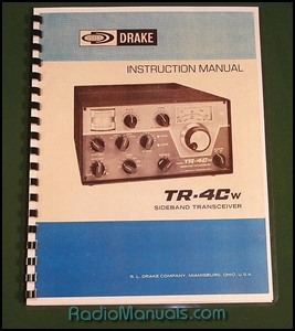 Drake TR-4CW Instruction Manual: 11" x 17" Foldout Schematic Drake TR-4CW Instruction Manual: 11" x 17" Foldout Schematic